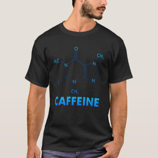 Caffeine Molecule Coffee Chemical Formula Chemistr T-Shirt