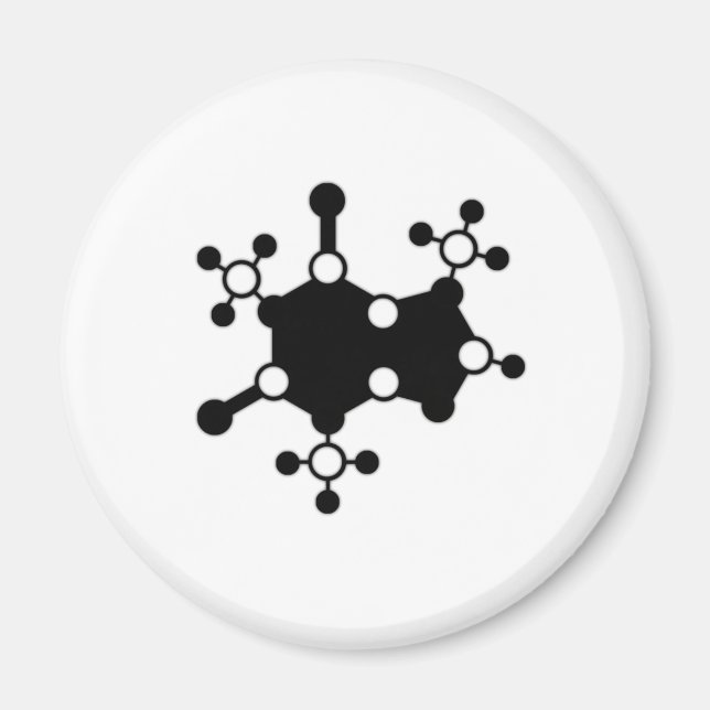 Caffeine Molecule Magnet (Front)