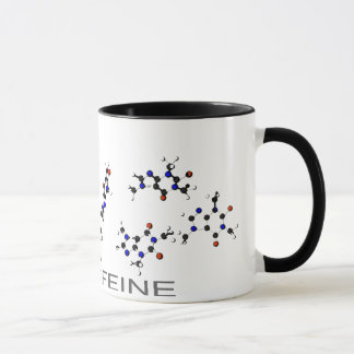 Caffeine molecule mug