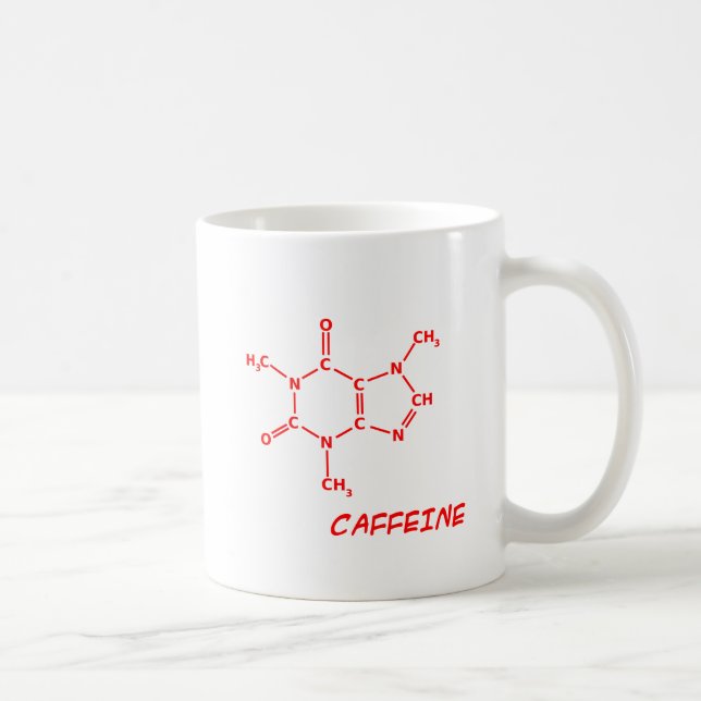 Caffeine Molecule Mug (Right)
