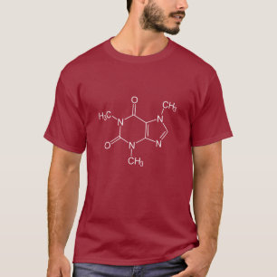 Caffeine Molecule T-Shirt