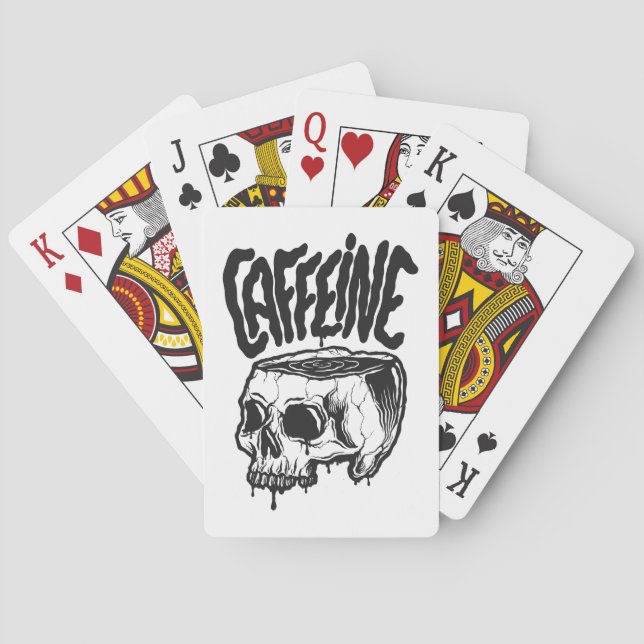 Caffeine Playing Cards (Back)