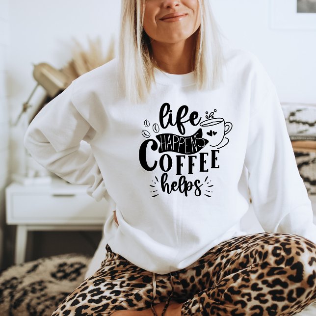 Caffeine Shirt Coffee Sweatshirt Coffee Vibes (Creator Uploaded)