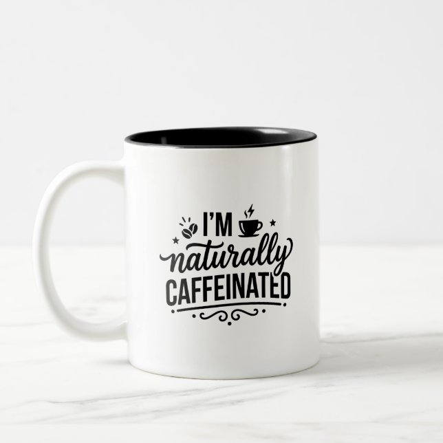Caffeine Vibes Transfer Mug (Left)