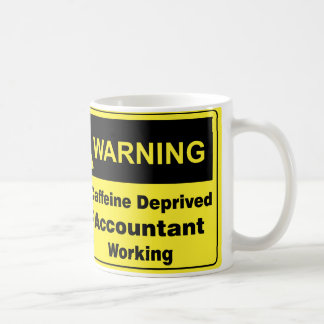 Caffeine Warning Accountant Coffee Mug