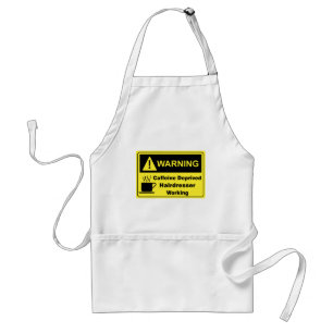 Caffeine Warning Hairdresser Standard Apron