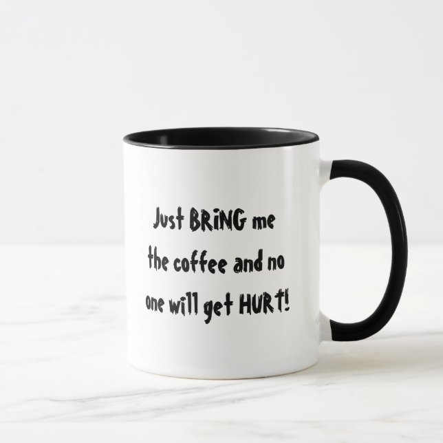 CAFFEINE WARNING MUG (Right)