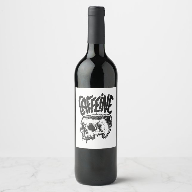 Caffeine Wine Label (Front)