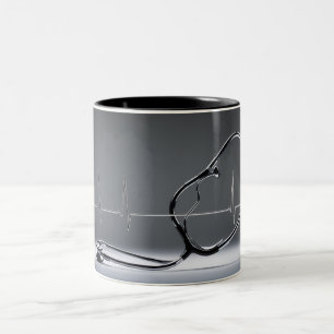 Caffeine with a Heartbeat: Stethoscope Mug