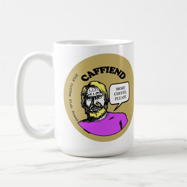CAFFIEND 15 oz Coffee Mug (Left)