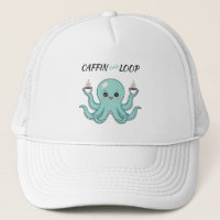 Caffin Loop Kawaii Hat – Cute Octopus Coffee