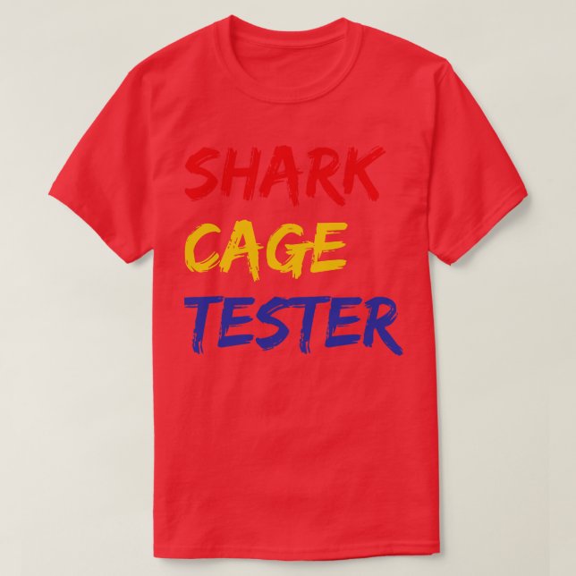 cage tester T-Shirt (Design Front)