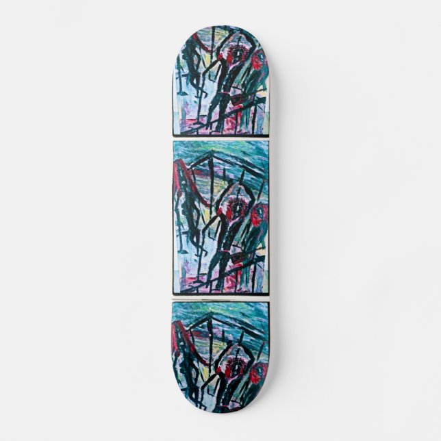 CAGED BAND SKATEBOARD (Front)
