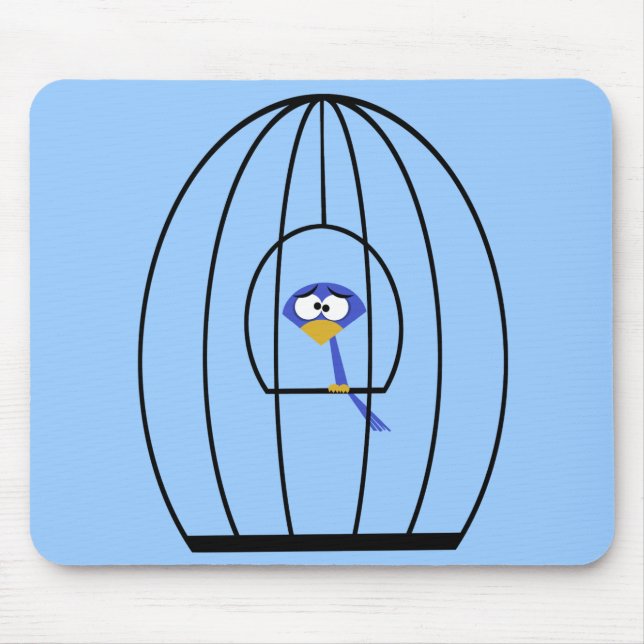 Caged Bird Mousepad (Front)