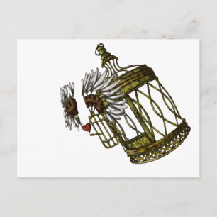 Caged Heart Postcard
