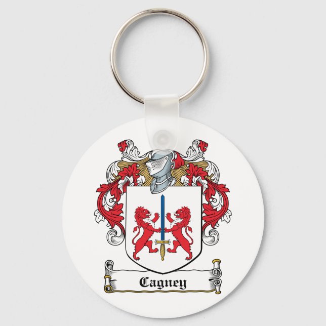 Cagney Family Crest Key Ring (Front)