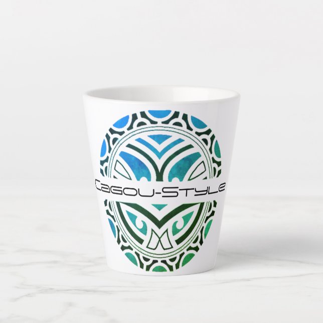 Cagou-Style latte cup (Front)