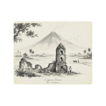 Cagsawa Ruins & Mayon Volcano Philippines
