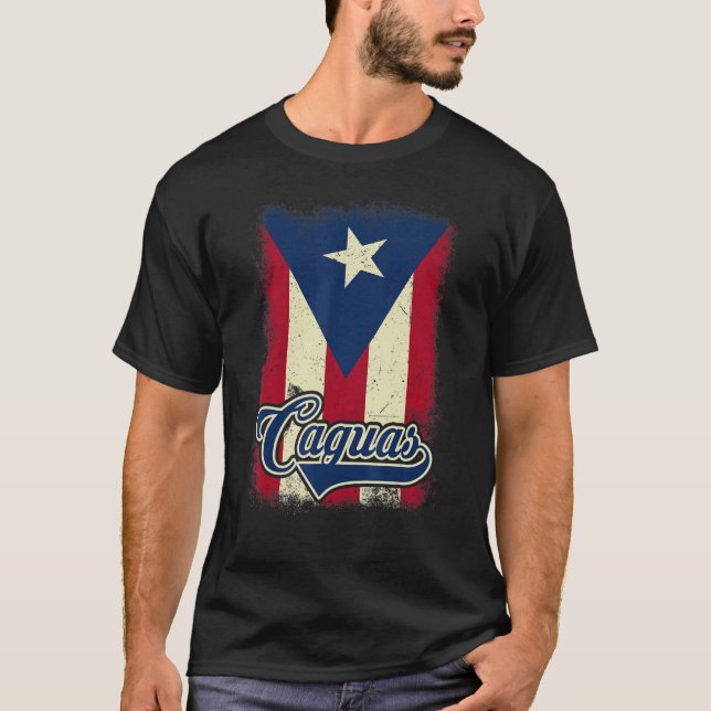 Caguas Puerto Rico  Men Women Kids Puerto Rican Fl T-Shirt (Front)