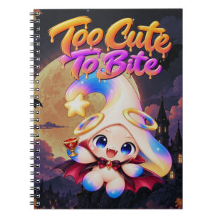 Cahier Spirale Zessi "Too Cute To Bite" Halloween Notebook