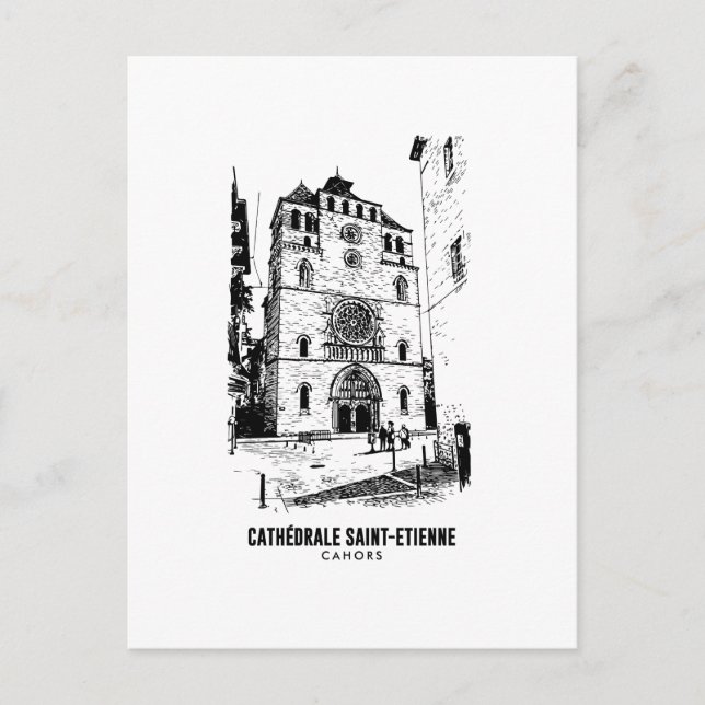 Cahors  Cathedrale SaintEtienne  Affiche Art Sacre Postcard (Front)