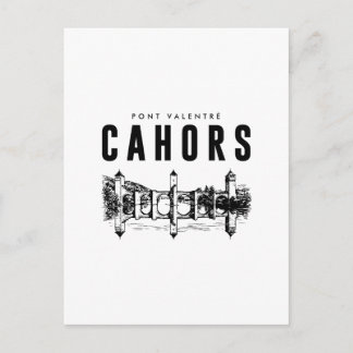 Cahors Cite Medievale Affiche Vintage Patrimoine Postcard