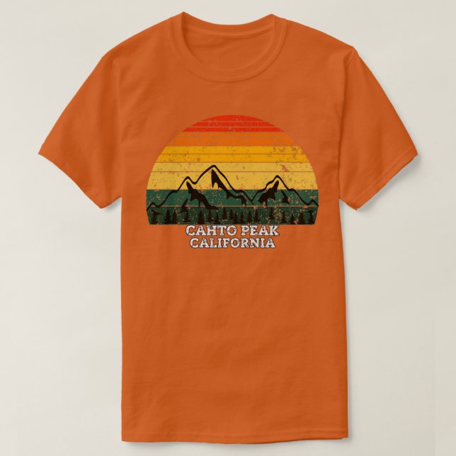 Cahto Peak California T-Shirt (Design Front)