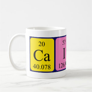 Cailan periodic table name mug