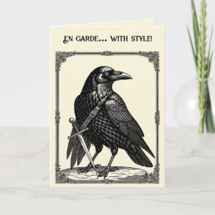 Caim Demonic Bird Fencing Flair Card