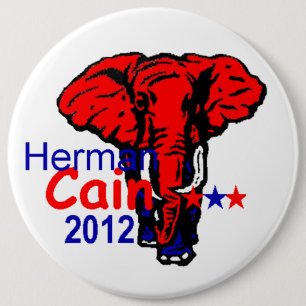 Cain 2012 6 cm round badge