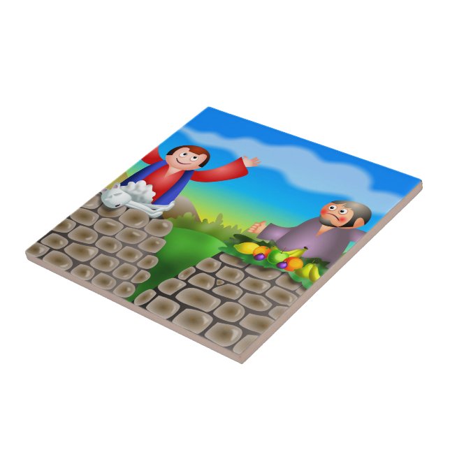 Cain and Abel Tile (Side)