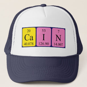 Cain periodic table name hat
