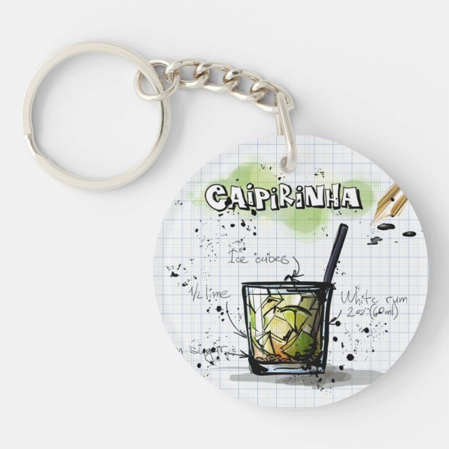 Caipirinha Acrylic Keychain (Front)