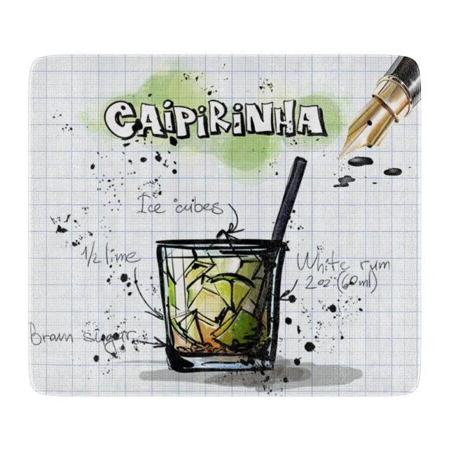 Caipirinha Cutting Board (Front)