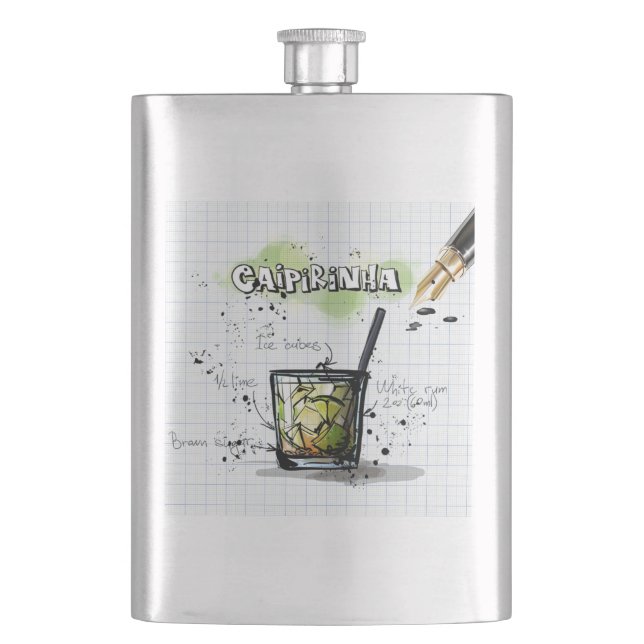 Caipirinha Hip Flask (Front)