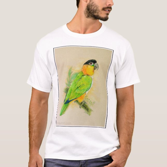 caique black headed T-Shirt (Front)