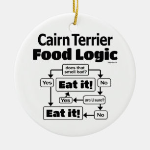 Cairn Food Logic Ceramic Tree Decoration