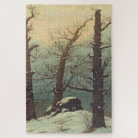 Cairn in Snow by Caspar David Friedrich