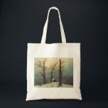 Cairn in Snow by Caspar David Friedrich Tote Bag<br><div class="desc">A cairn is a human-made pile (or stack) of stones raised for a purpose,  usually as a marker or as a burial mound. The word cairn comes from the Scottish Gaelic.</div>