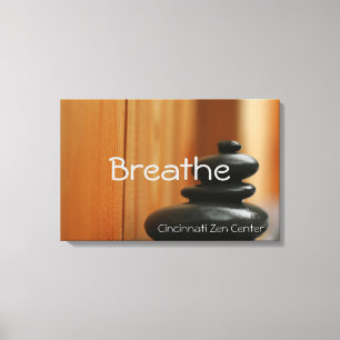 Cairn Meditation Stones Canvas Print