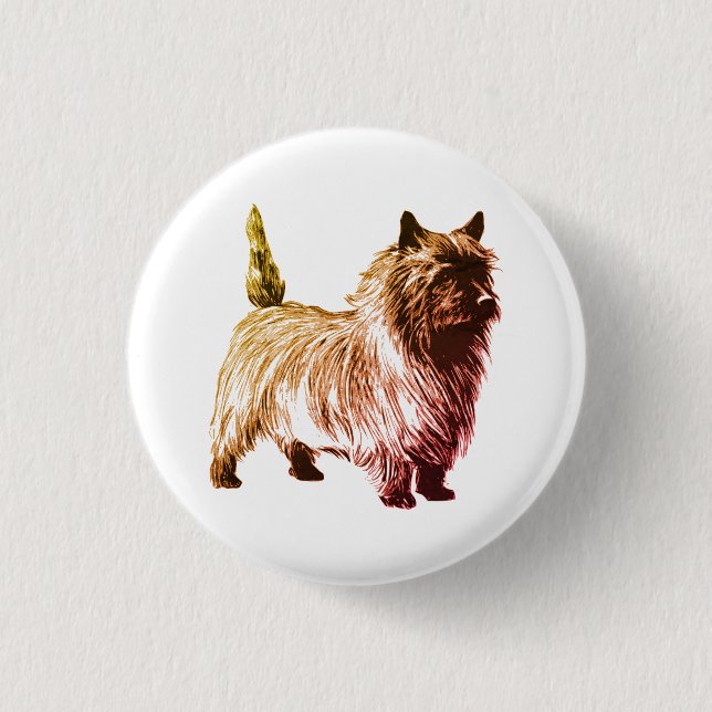 Cairn Terrier 3 Cm Round Badge (Front)