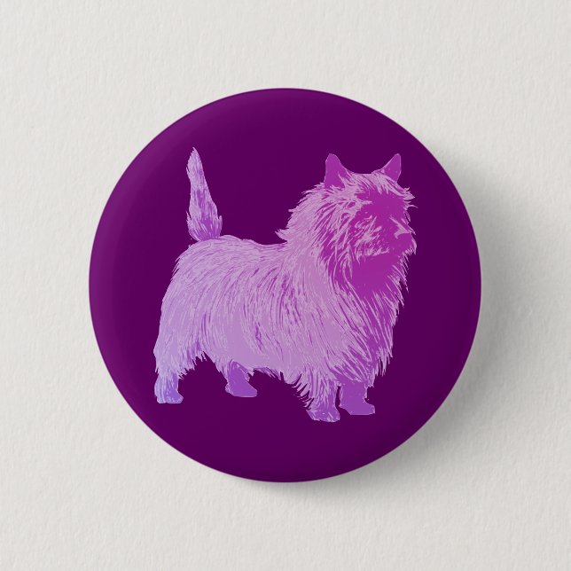 Cairn Terrier 6 Cm Round Badge (Front)