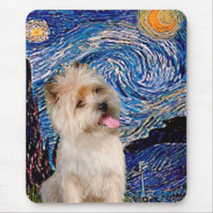 Cairn Terrier 9 - Starry Night Mouse Pad