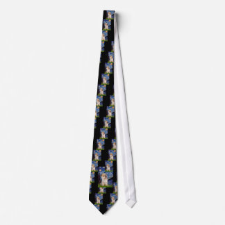 Cairn Terrier 9 - Starry Night Tie