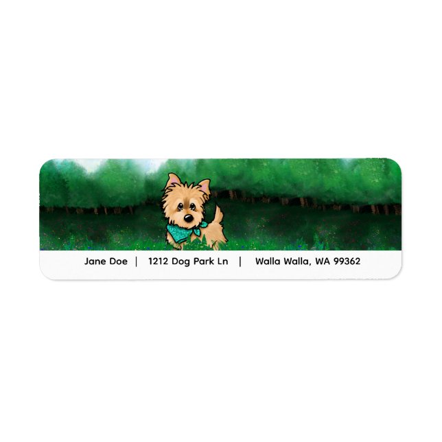 Cairn Terrier Address (Front)