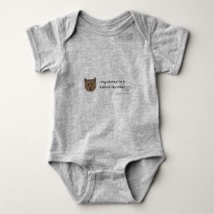 cairn terrier baby bodysuit