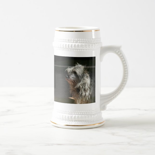 cairn terrier beer stein (Right)
