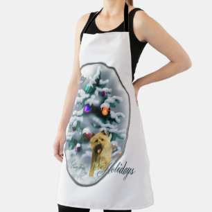 Cairn Terrier Christmas Apron
