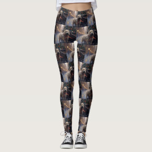 Cairn Terrier Christmas Festive Season Leggings