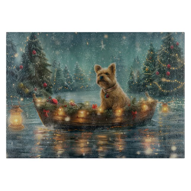 Cairn Terrier Christmas Festive Voyage Cutting Board (Front)